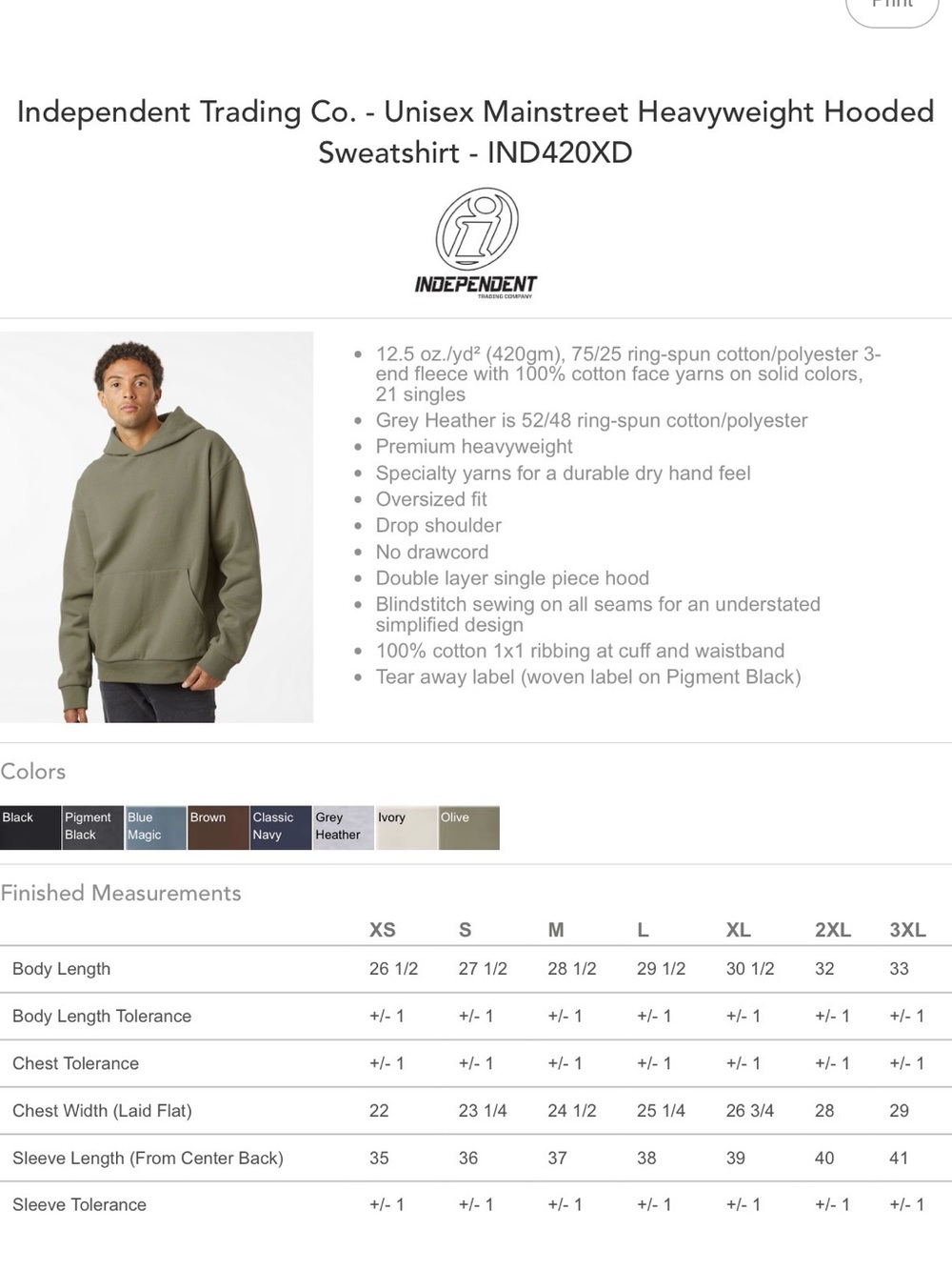 Noah Kahan Trails Hoodie - Picture 9 of 9